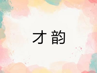 才韵