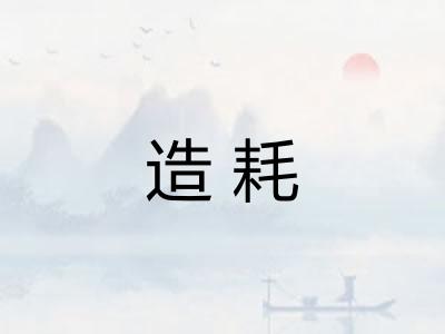 造耗