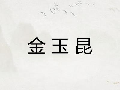金玉昆