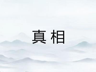 真相