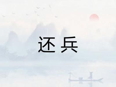 还兵