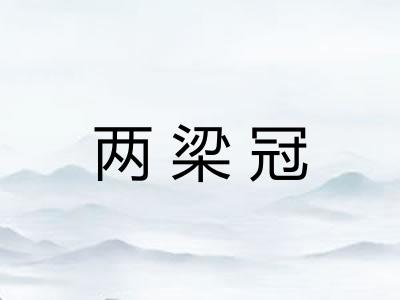 两梁冠 两梁冠