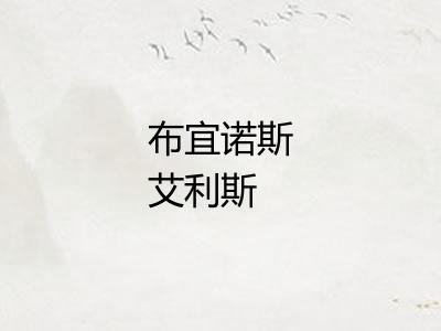 布宜诺斯艾利斯