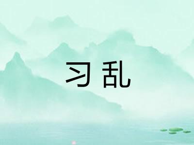 习乱