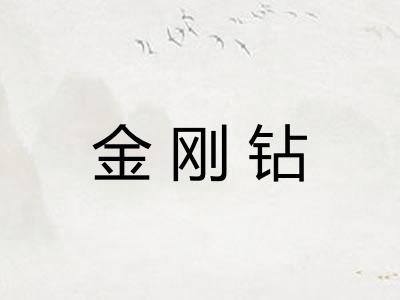 金刚钻