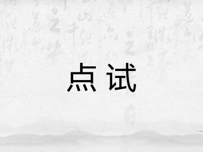 点试