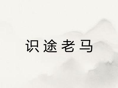 识途老马
