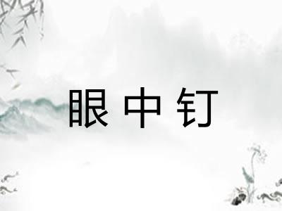 眼中钉