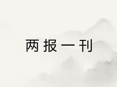 两报一刊 两报一刊