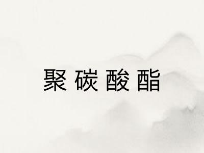 聚碳酸酯 聚碳酸酯