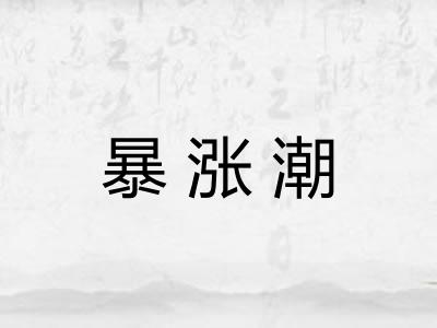 暴涨潮