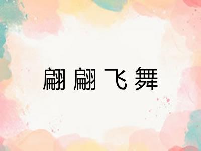 翩翩飞舞 翩翩飞舞