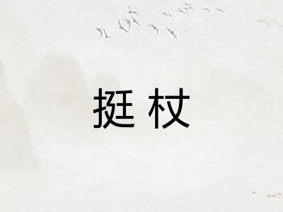 挺杖