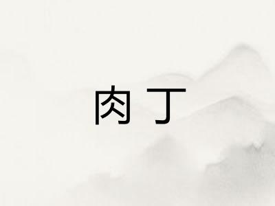 肉丁