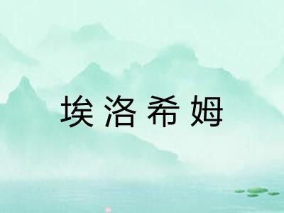 埃洛希姆 埃洛希姆
