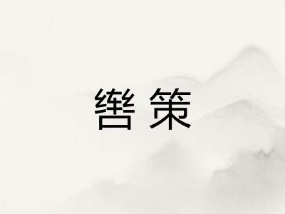 辔策