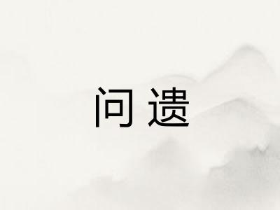 问遗