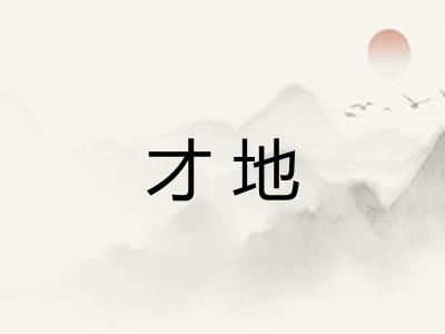 才地