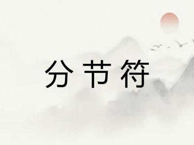 分节符