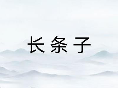 长条子