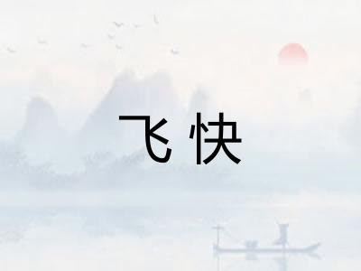 飞快