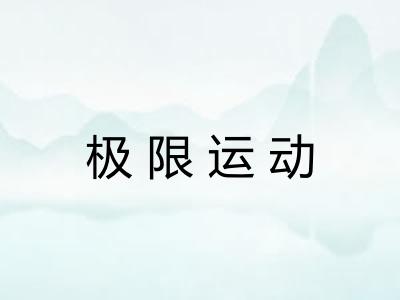 极限运动