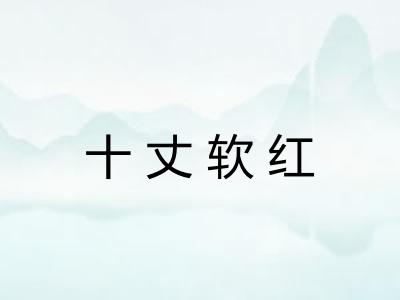 十丈软红