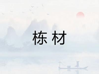 栋材