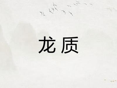 龙质 龙质