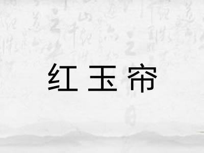 红玉帘