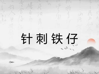 针刺铁仔