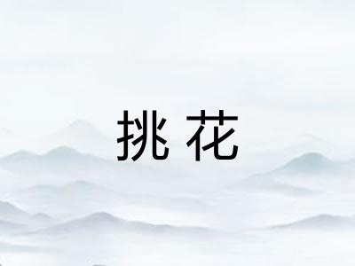 挑花