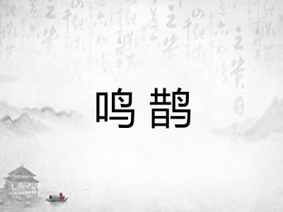 鸣鹊
