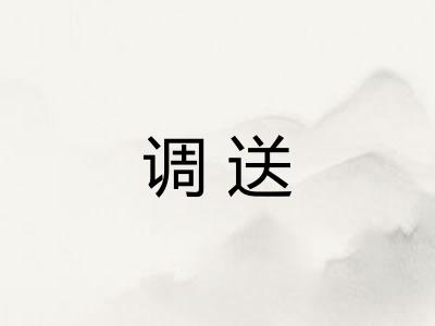 调送
