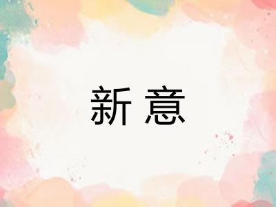 新意