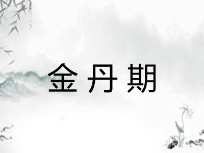 金丹期