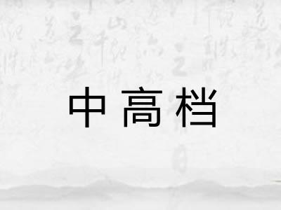 中高档