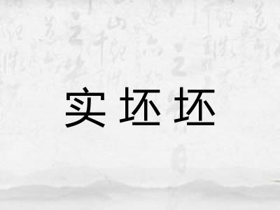 实坯坯