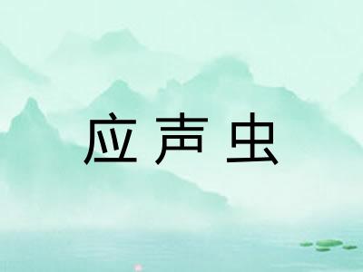 应声虫