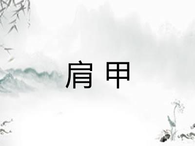 肩甲