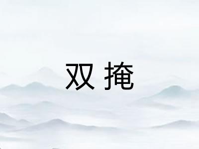 双掩 双掩