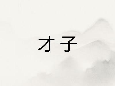 才子