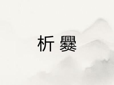 析爨