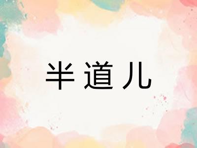 半道儿