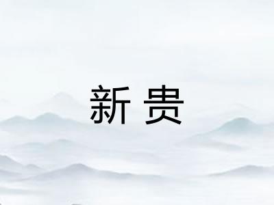 新贵