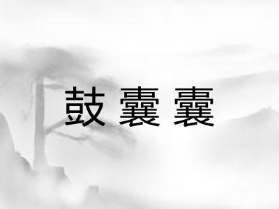 鼓囊囊