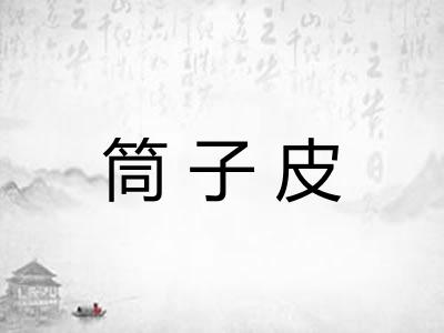 筒子皮