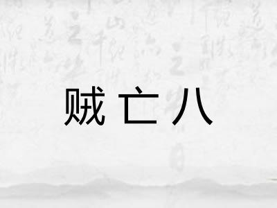 贼亡八