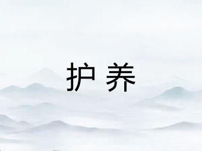 护养