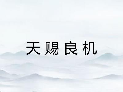 天赐良机